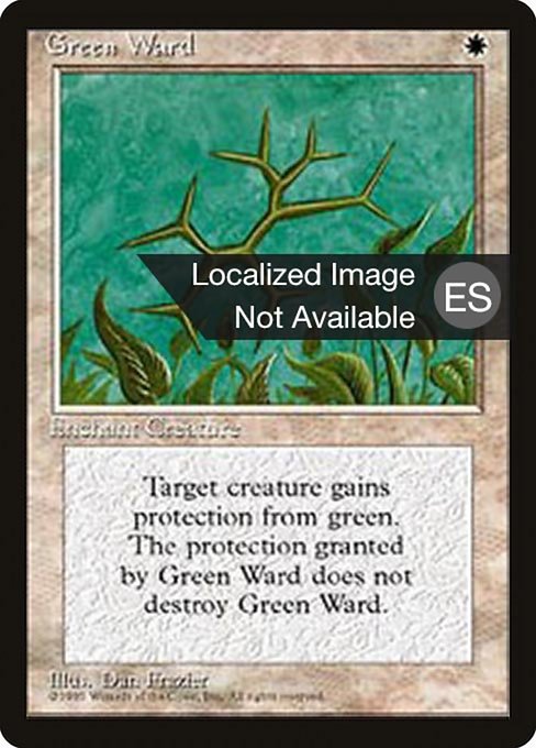 Green Ward from Fourth Edition Foreign Black Border
