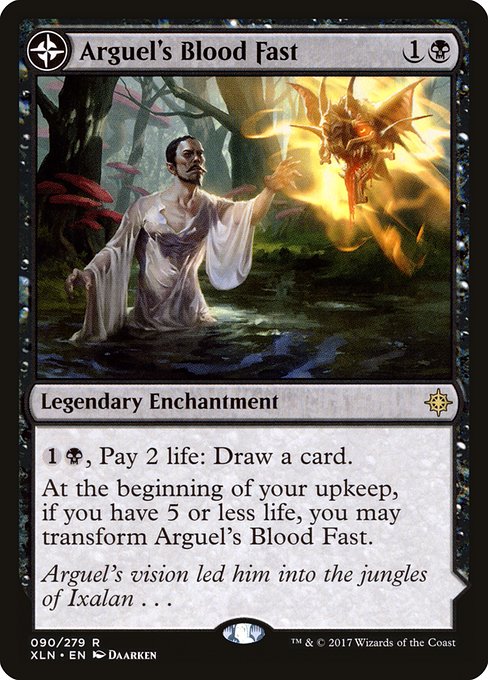 Arguel's Blood Fast // Temple of Aclazotz from Ixalan