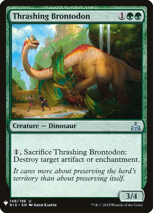 Thrashing Brontodon from The List