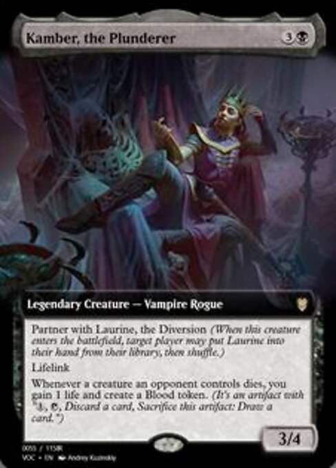 Kamber, the Plunderer highlighted card art