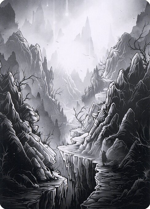 Mountain // Mountain from Midnight Hunt Art Series