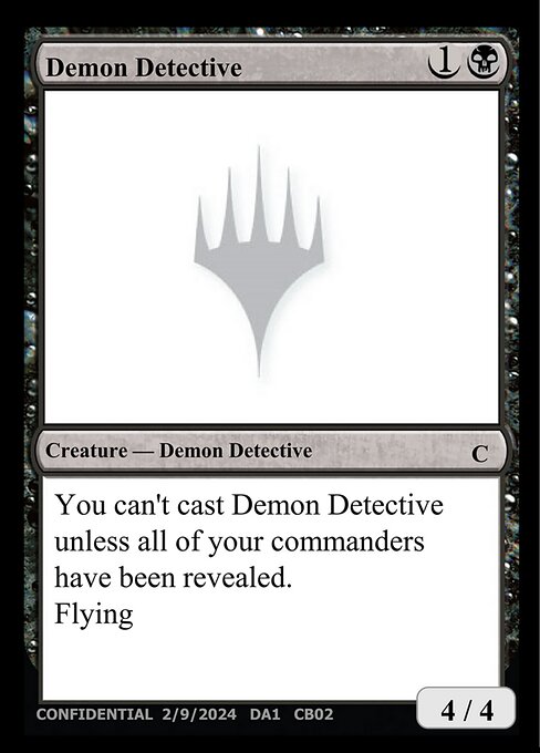 Demon Detective highlighted card art