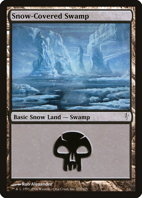 Snow-Covered Swamp from Coldsnap