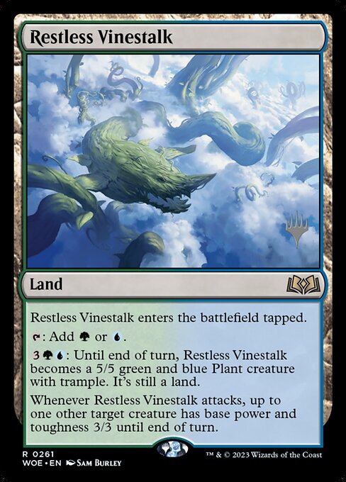 Restless Vinestalk from Wilds of Eldraine Promos