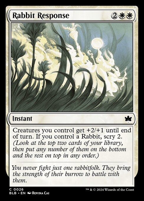 Rabbit Response highlighted card art