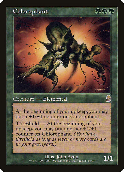 Chlorophant highlighted card art