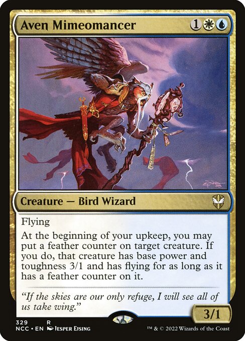 Aven Mimeomancer highlighted card art