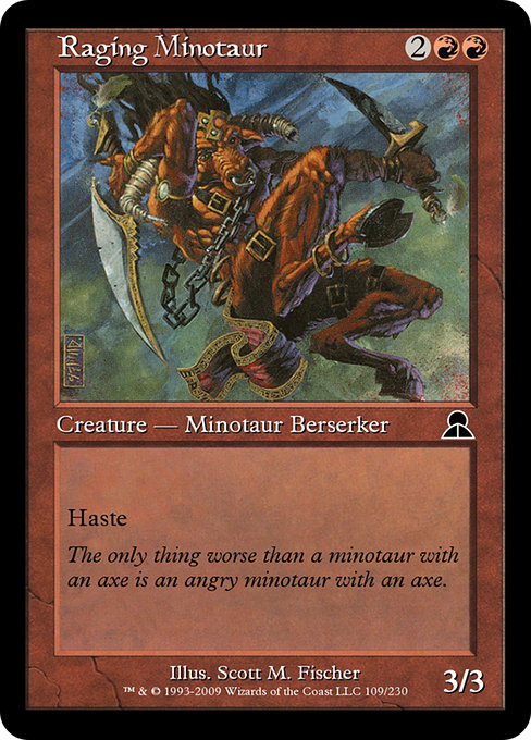 Raging Minotaur from Masters Edition III