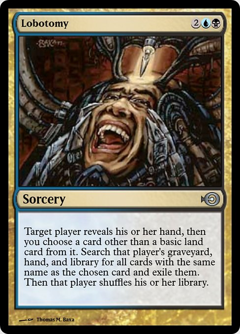Lobotomy highlighted card art