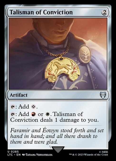 Talisman of Conviction from Tales of Middle-earth Commander