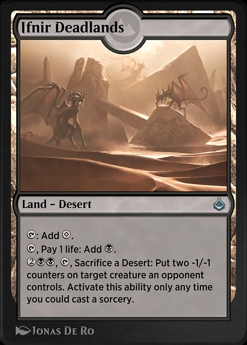 Ifnir Deadlands highlighted card art