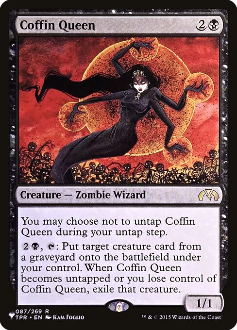 Coffin Queen highlighted card art
