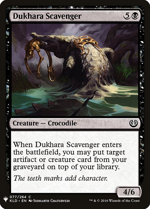 Dukhara Scavenger highlighted card art