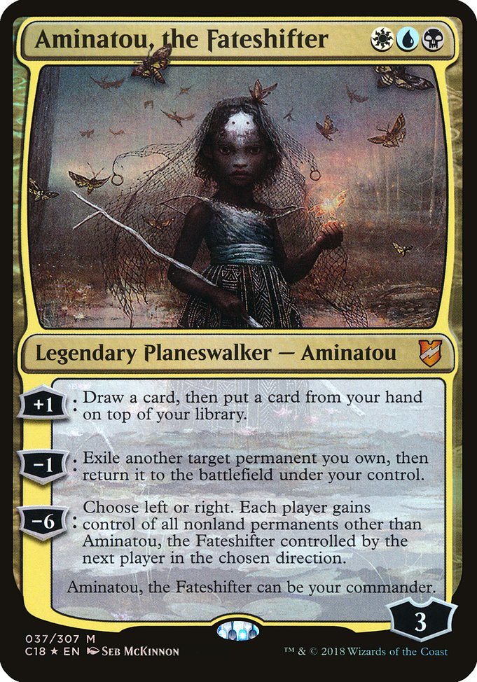 Aminatou, the Fateshifter from Commander 2018 Oversized