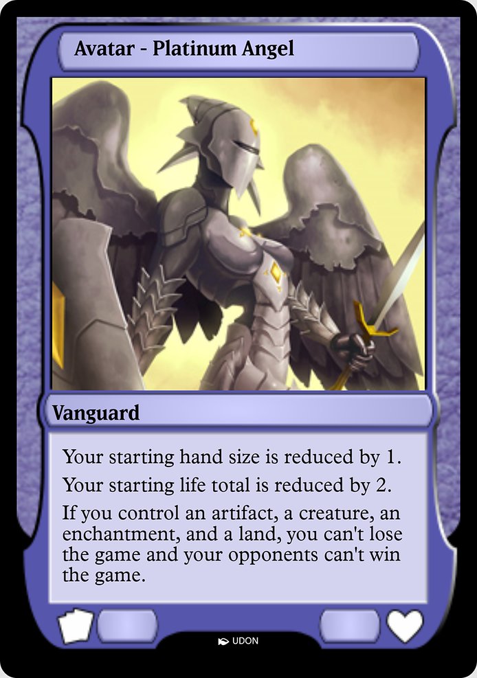 Platinum Angel Avatar from Magic Online Avatars