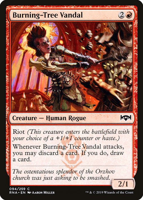 Burning-Tree Vandal from Ravnica Allegiance