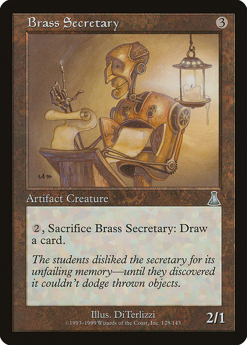 Brass Secretary highlighted card art