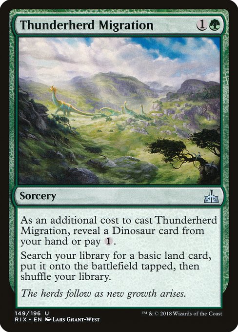 Thunderherd Migration from Rivals of Ixalan