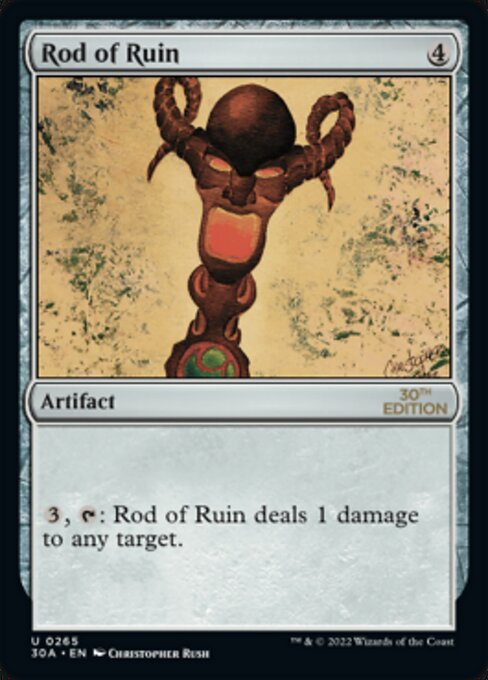 Rod of Ruin from 30th Anniversary Edition