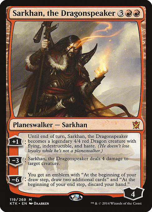 Sarkhan, the Dragonspeaker from Khans of Tarkir