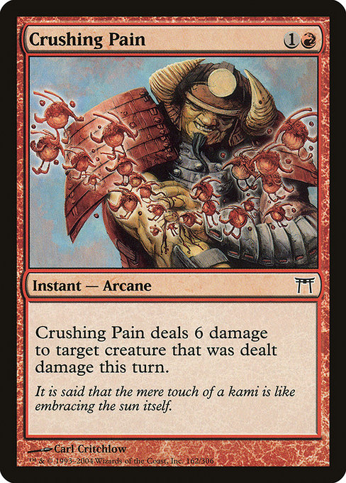 Crushing Pain highlighted card art