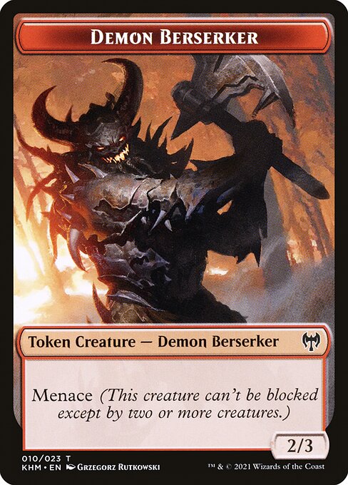 Demon Berserker highlighted card art
