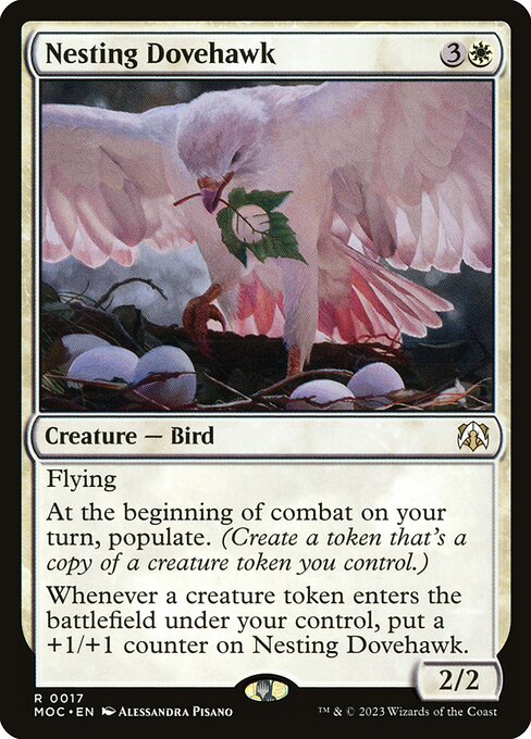 Nesting Dovehawk from March of the Machine Commander