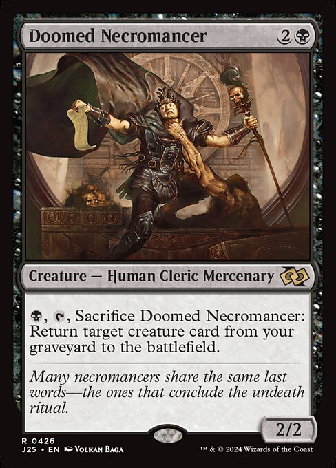Doomed Necromancer highlighted card art
