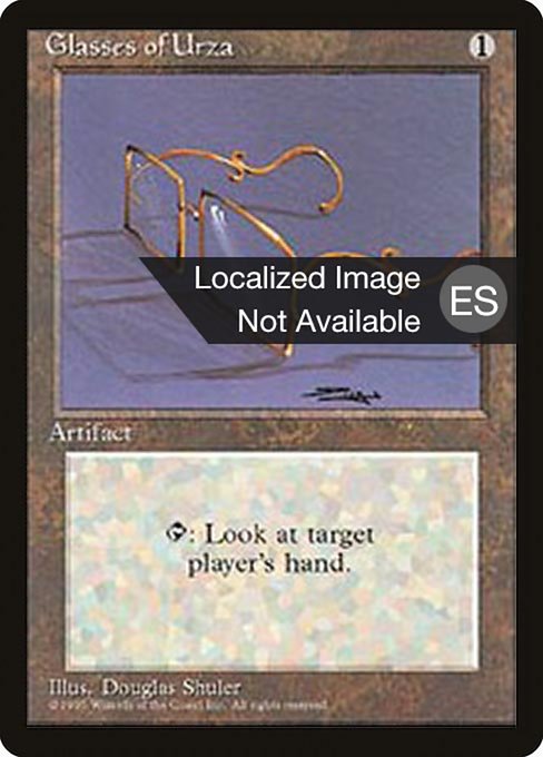 Glasses of Urza from Fourth Edition Foreign Black Border