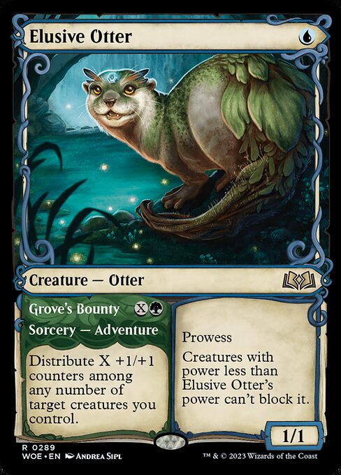 Elusive Otter // Grove's Bounty from Wilds of Eldraine