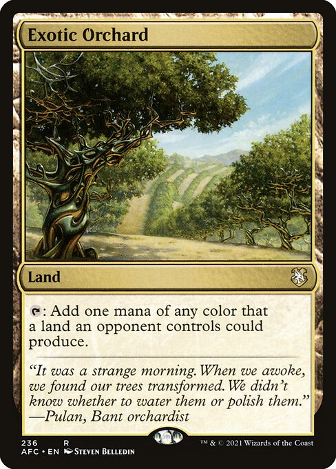 Exotic Orchard from Forgotten Realms Commander