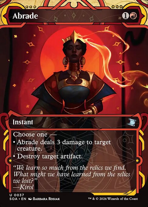 Abrade from Secrets of Strixhaven Mystical Archive
