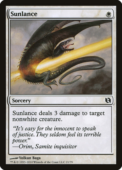 Sunlance from Duel Decks: Elspeth vs. Tezzeret