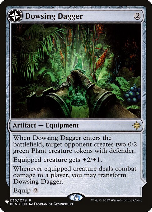 Dowsing Dagger // Lost Vale from The List