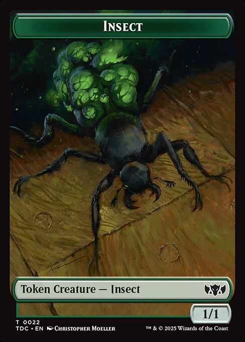 Insect highlighted card art
