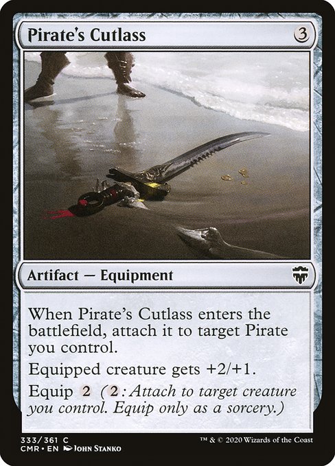Pirate's Cutlass from Commander Legends