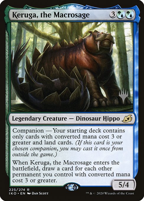 Keruga, the Macrosage from Ikoria: Lair of Behemoths Promos