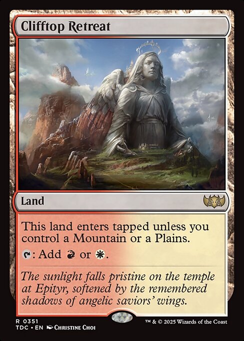Clifftop Retreat from Tarkir: Dragonstorm Commander