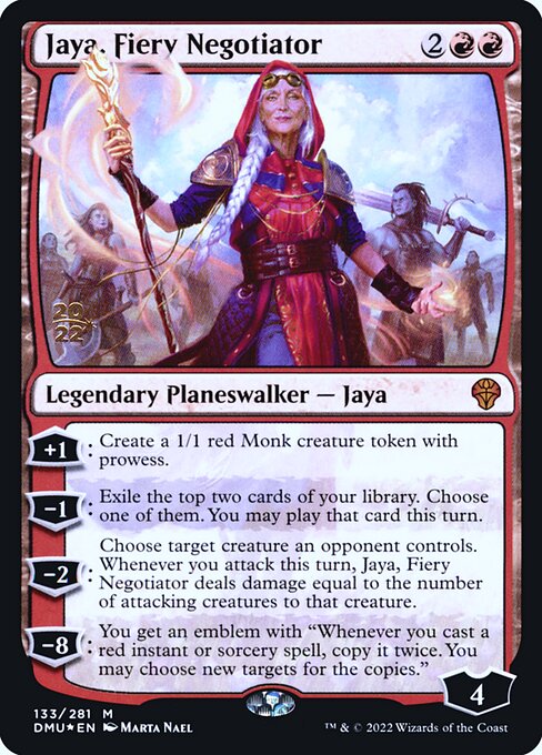 Jaya, Fiery Negotiator from Dominaria United Promos