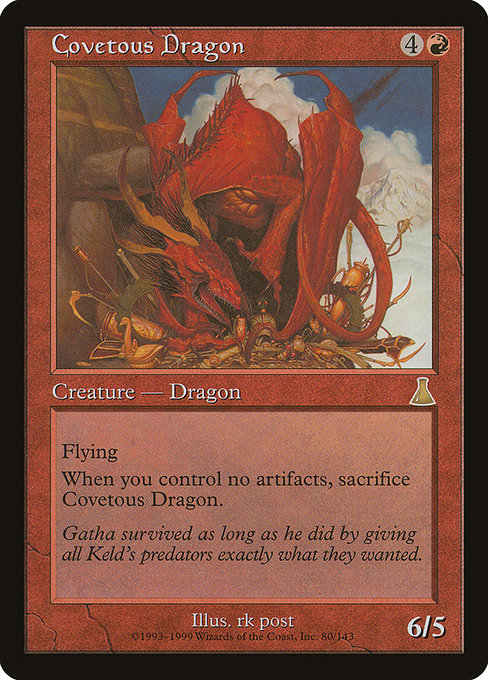 Covetous Dragon from Urza's Destiny