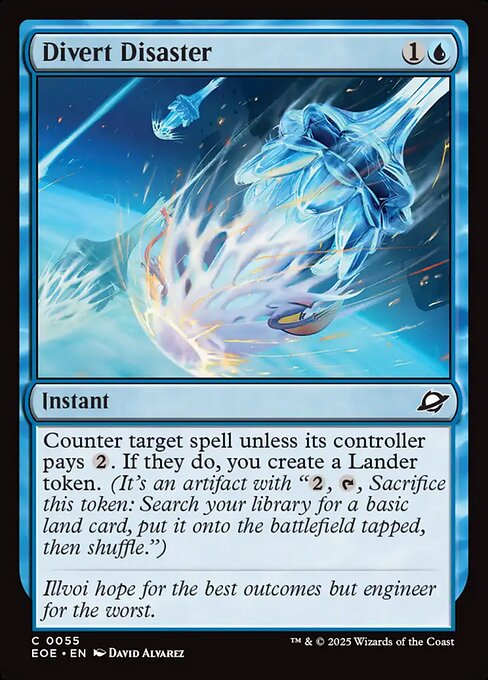 Divert Disaster highlighted card art
