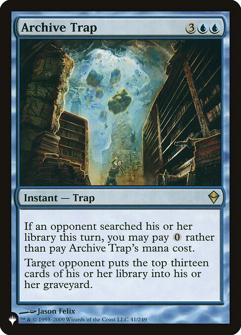 Archive Trap from The List