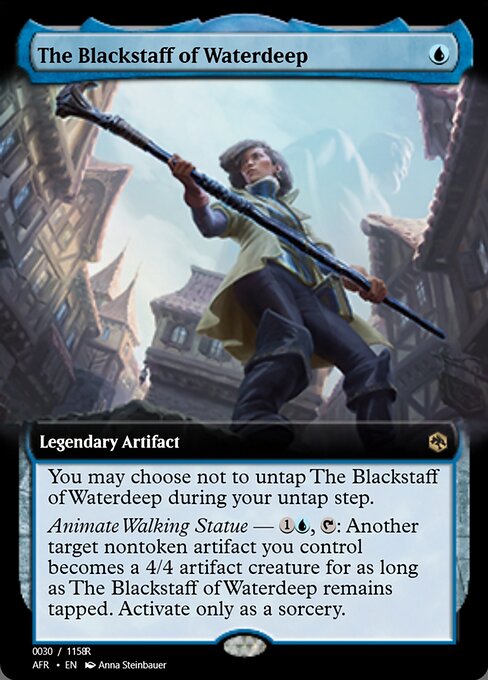 The Blackstaff of Waterdeep highlighted card art