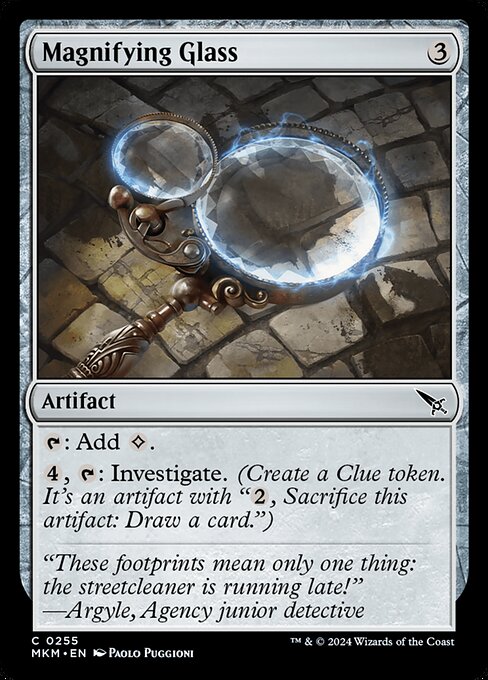 Magnifying Glass highlighted card art