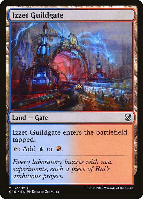 Izzet Guildgate from Commander 2019