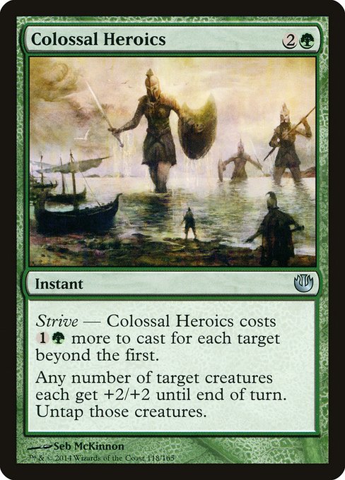 Colossal Heroics highlighted card art