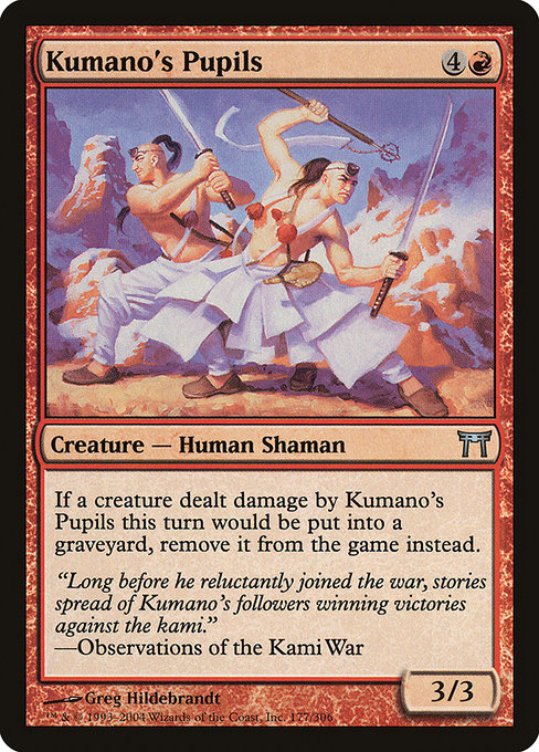 Kumano's Pupils highlighted card art