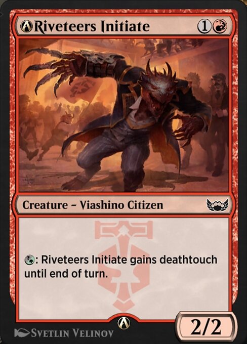 A-Riveteers Initiate highlighted card art