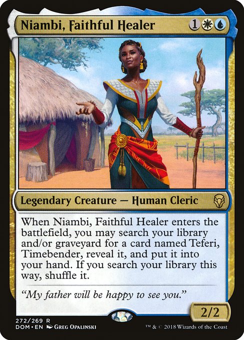Niambi, Faithful Healer highlighted card art