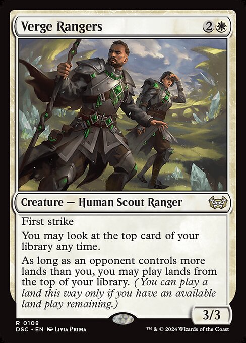 Verge Rangers highlighted card art